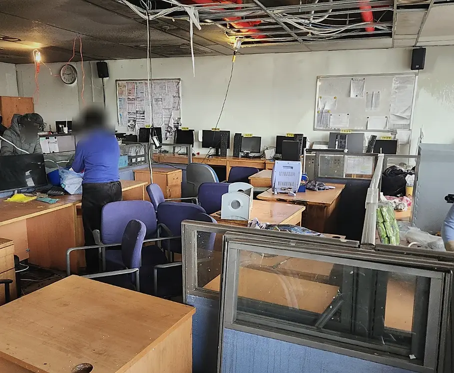 남동구 공장폐기물처리 현장 사진 1